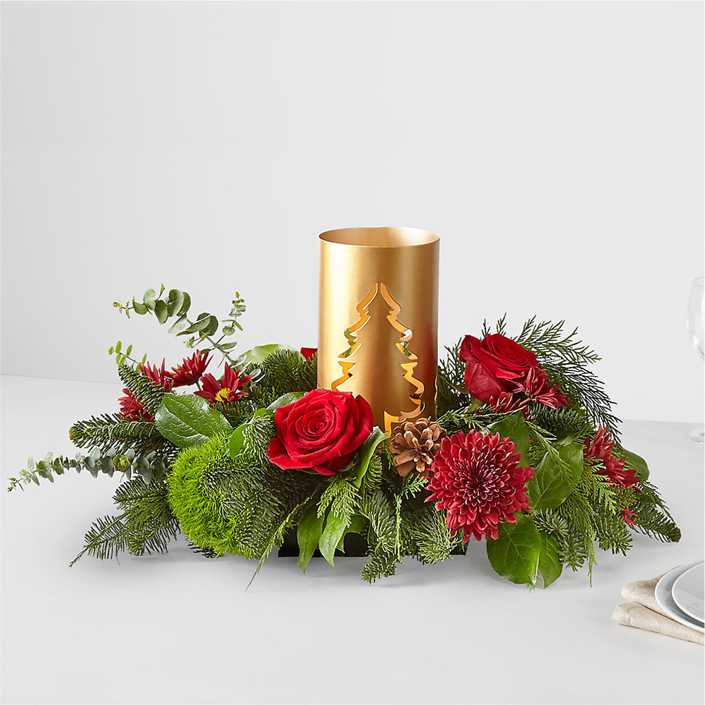 Toast the Season Centerpiece – Murphy Florist, Cincinnati OH