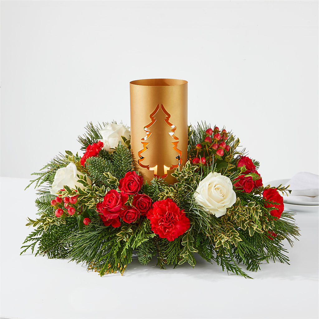 December Dreams Centerpiece – Murphy Florist, Cincinnati OH