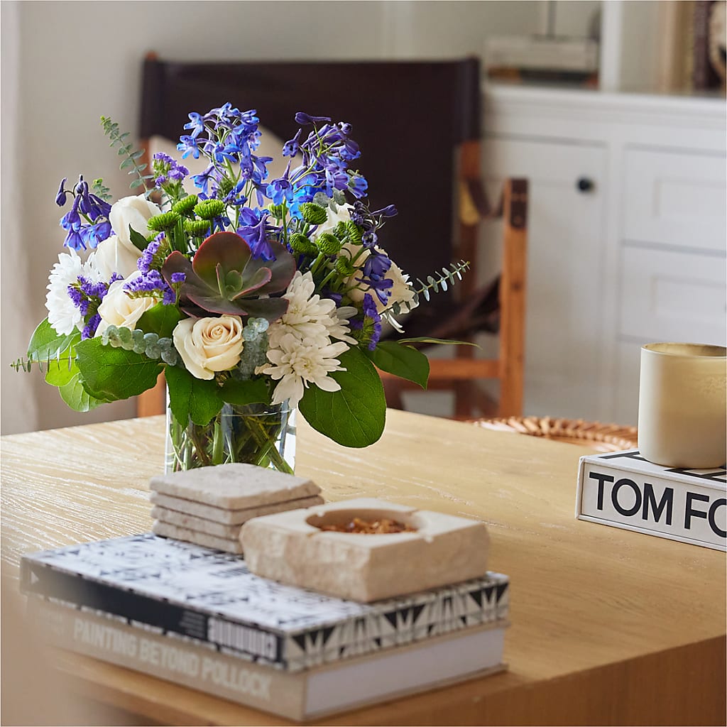 Cerulean Waves Bouquet – Murphy Florist, Cincinnati OH