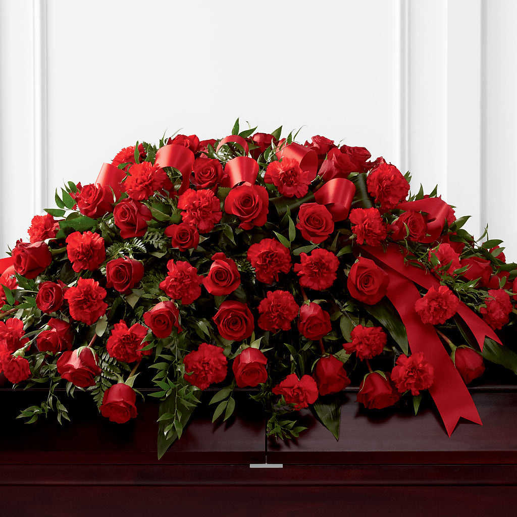 Tribute of Life Casket Spray – Murphy Florist, Cincinnati OH