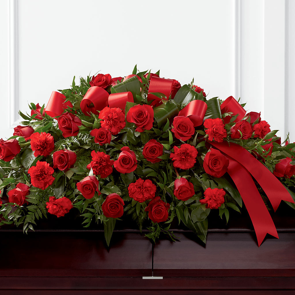 Tribute of Life Casket Spray – Murphy Florist, Cincinnati OH