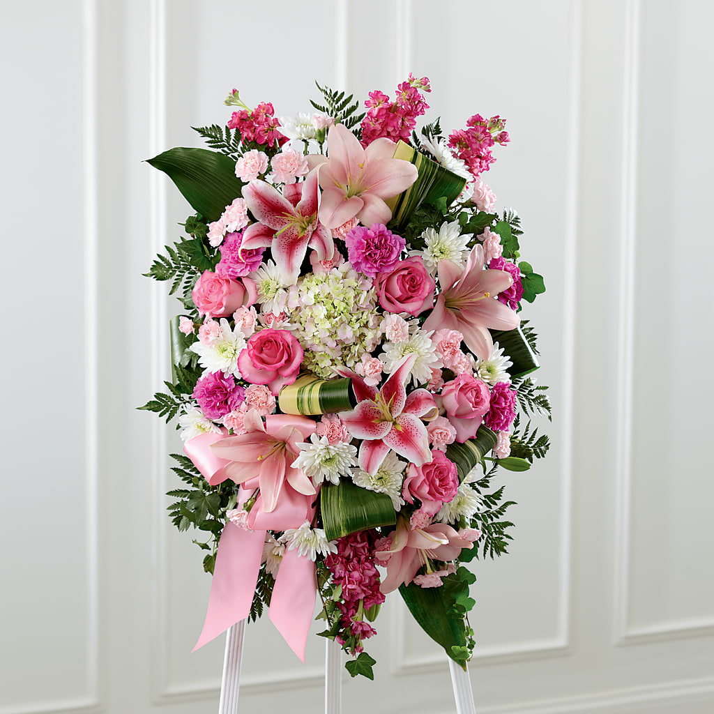 Comforting Standing Spray – Murphy Florist, Cincinnati OH