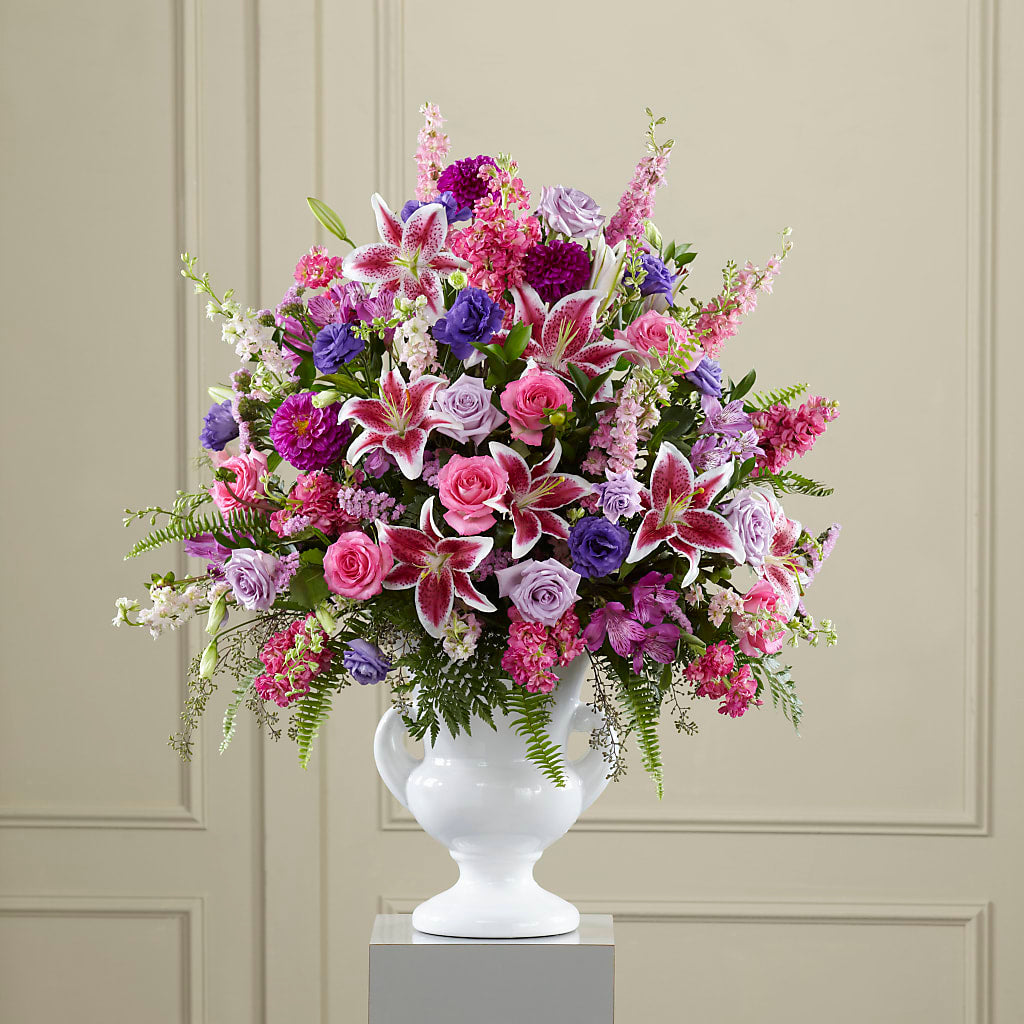 Peaceful Tribute Arrangement – Murphy Florist, Cincinnati OH