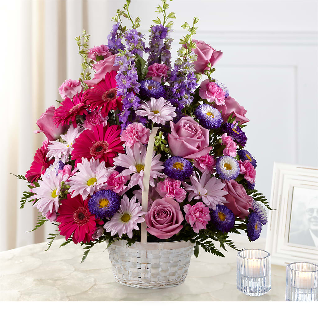 Pastel Peace Basket – Murphy Florist, Cincinnati OH