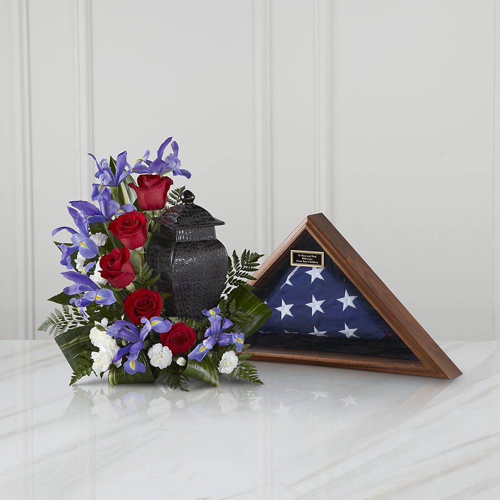 Patriotic Tribute Arrangement – Murphy Florist, Cincinnati OH