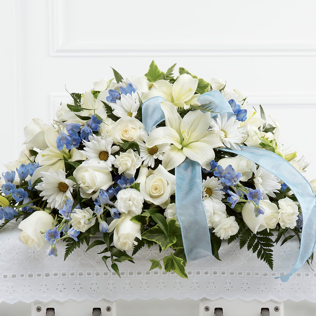 Tender Treasure Casket Spray – Murphy Florist, Cincinnati OH