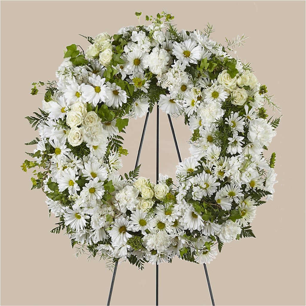 Faithful Wishes Wreath – Murphy Florist, Cincinnati OH
