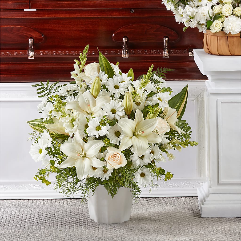 Thoughts of Tranquility Floor Basket – Murphy Florist, Cincinnati OH