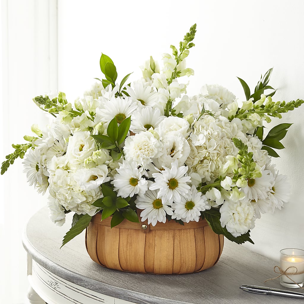 Pure Ivory Basket – Murphy Florist, Cincinnati OH