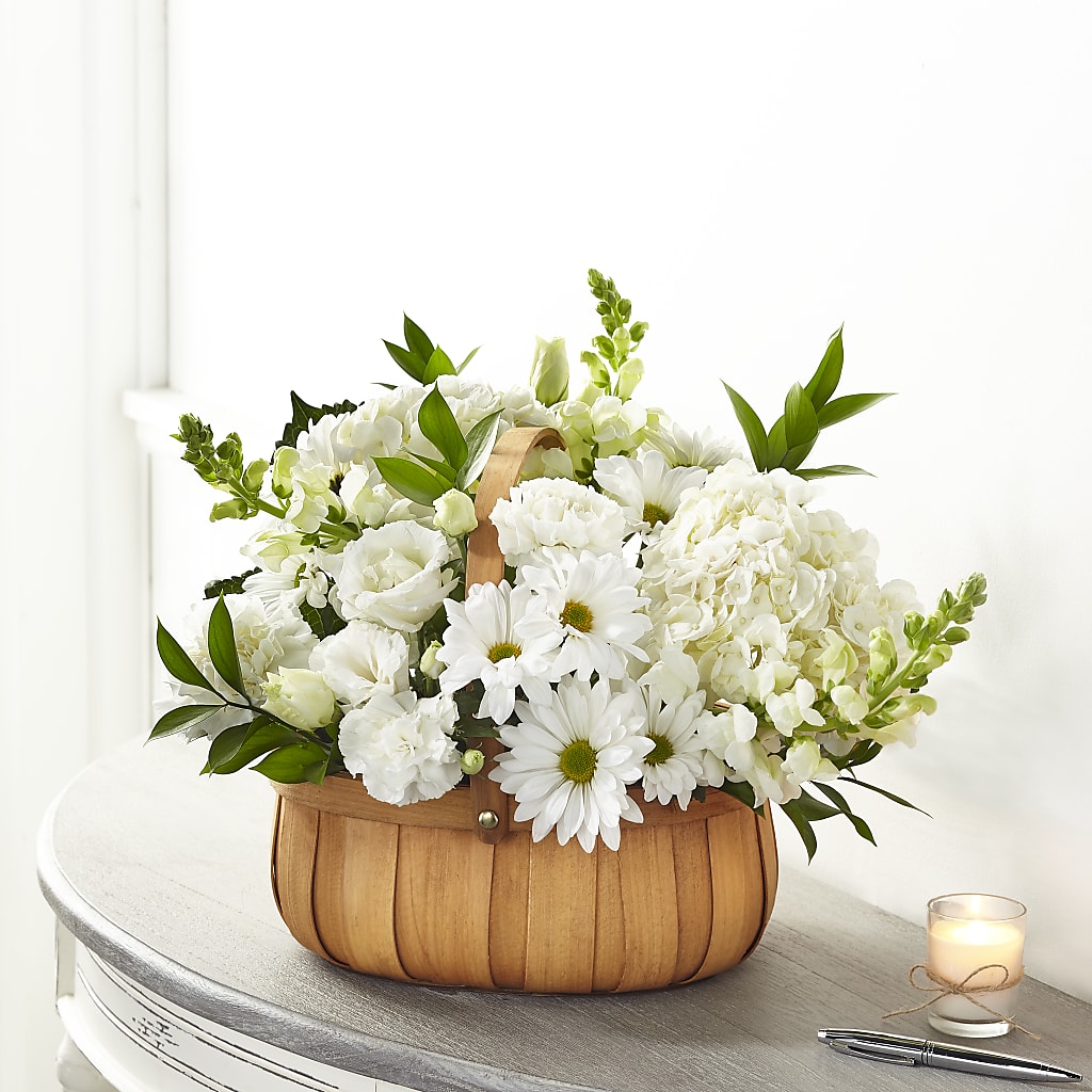 Pure Ivory Basket – Murphy Florist, Cincinnati OH