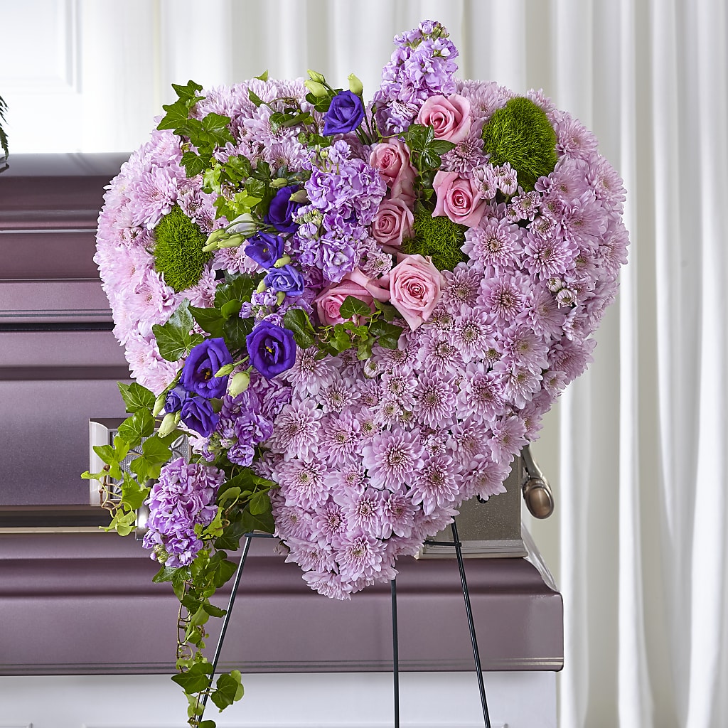 Treasured Love Standing Heart – Murphy Florist, Cincinnati OH