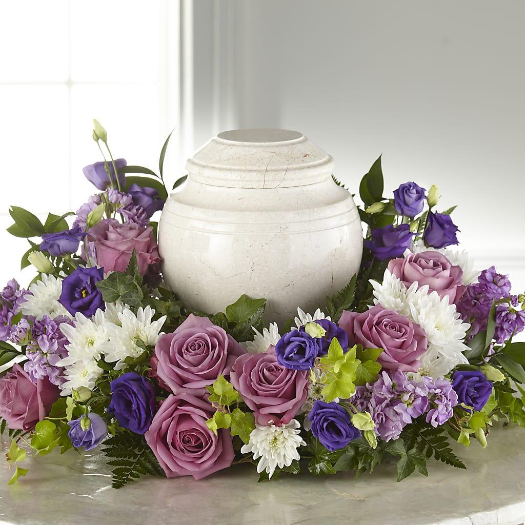 Blooming Sympathy Cremation Adornment – Murphy Florist, Cincinnati OH