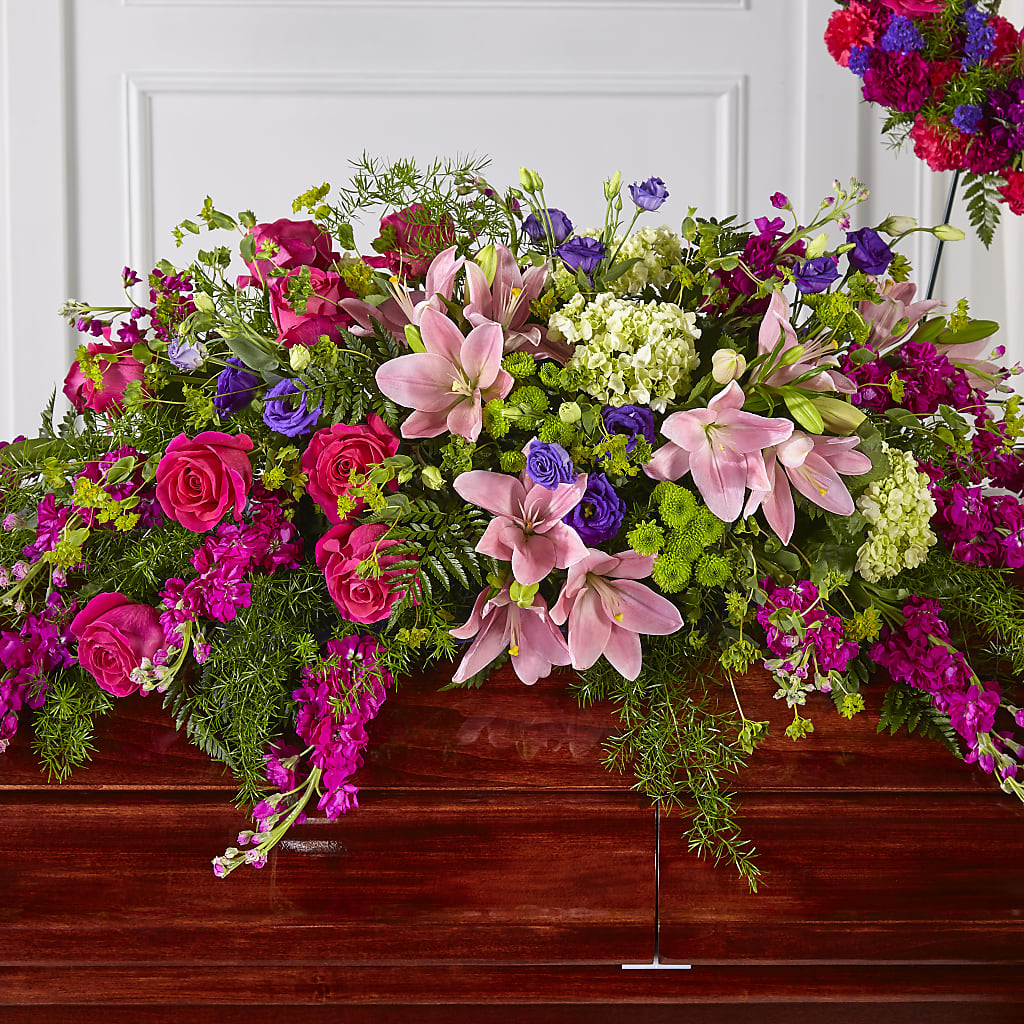 Radiant Tribute Casket Spray – Murphy Florist, Cincinnati OH