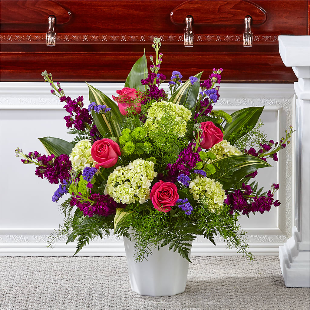 Beautiful Horizons Floor Basket – Murphy Florist, Cincinnati OH