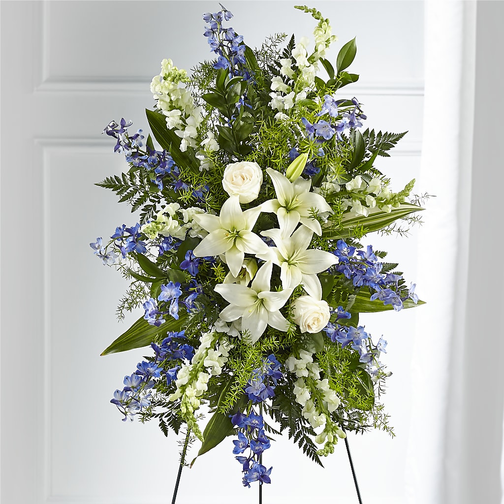 Faithful Friend Standing Spray – Murphy Florist, Cincinnati OH