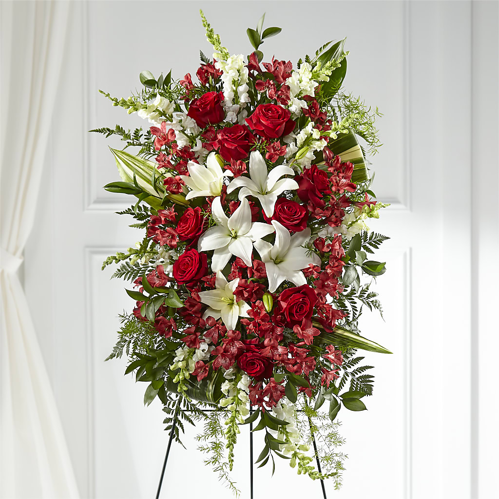 Everlasting Memory Standing Spray – Murphy Florist, Cincinnati OH