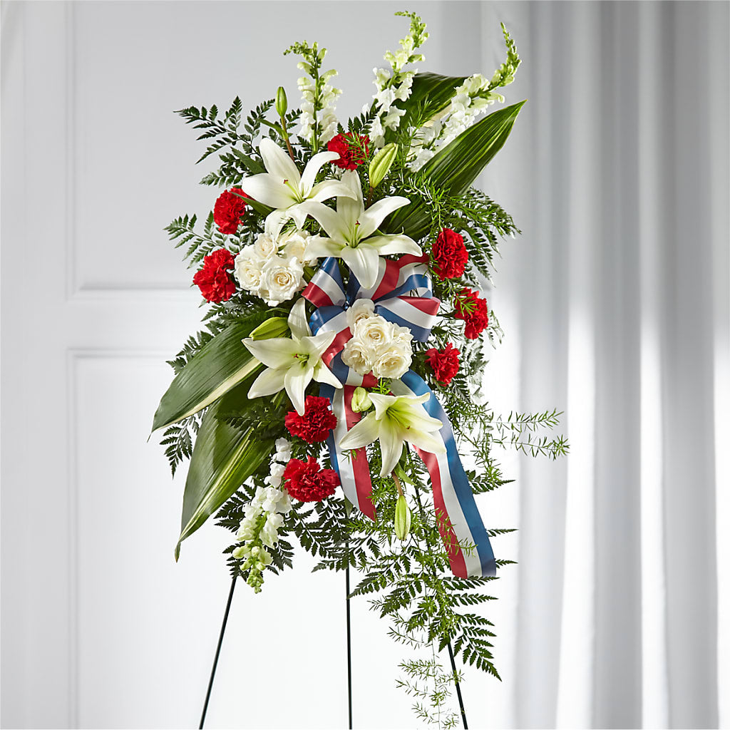 Stars of Life Standing Spray – Murphy Florist, Cincinnati OH