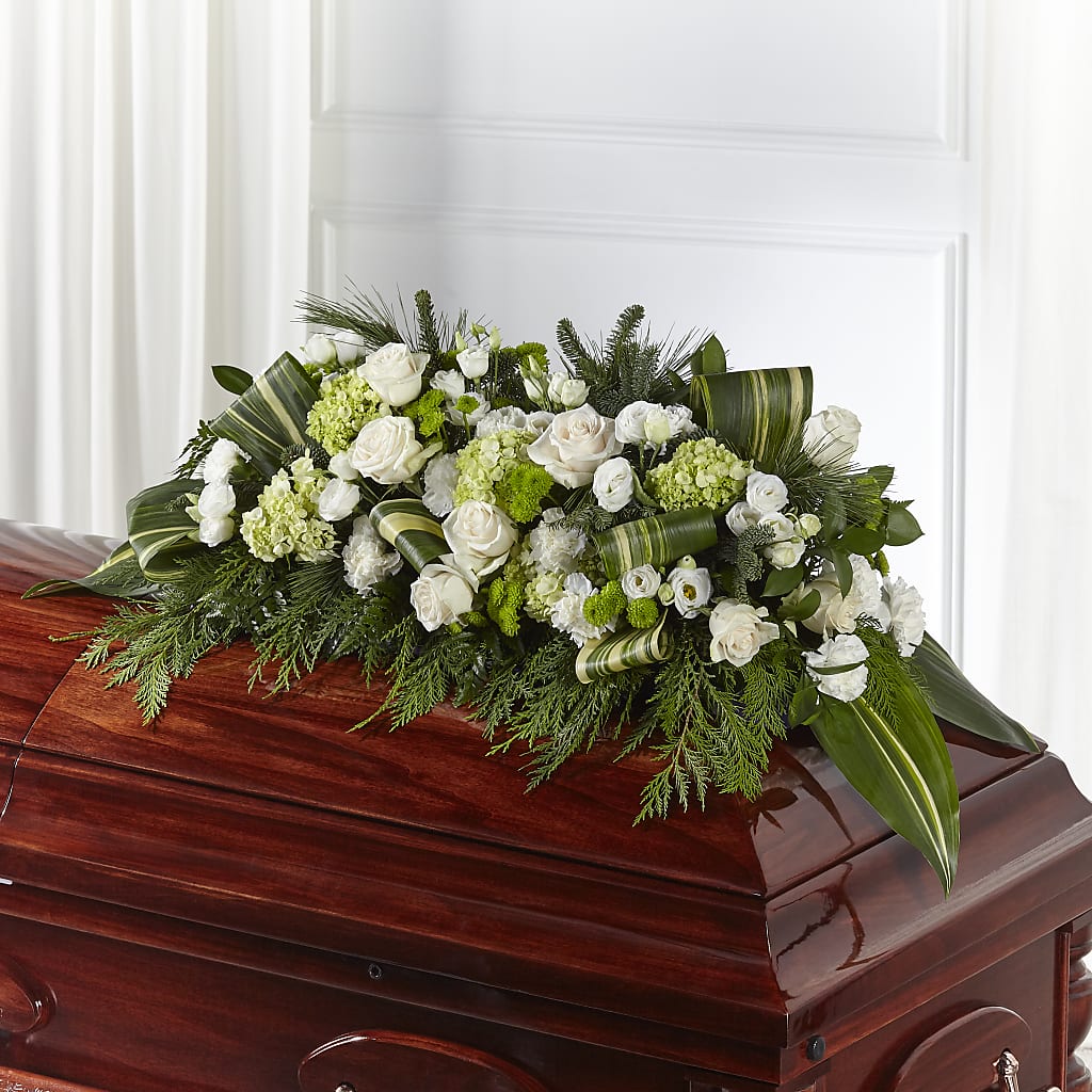 Hopeful Gesture Casket Spray – Murphy Florist, Cincinnati OH