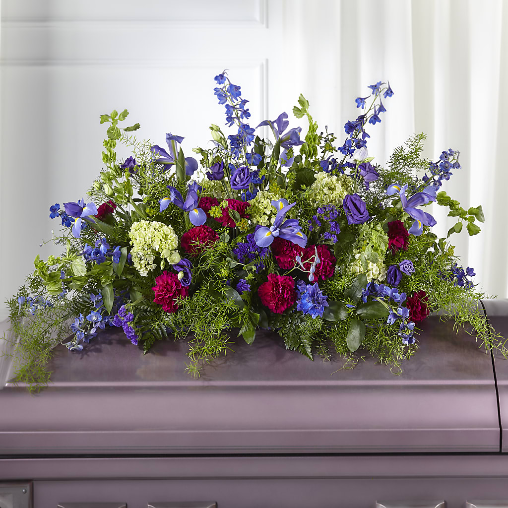 Always Treasured Casket Spray – Murphy Florist, Cincinnati OH