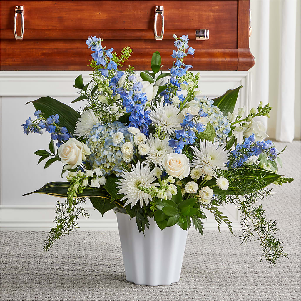Everlasting Memories Floor Basket – Murphy Florist, Cincinnati OH