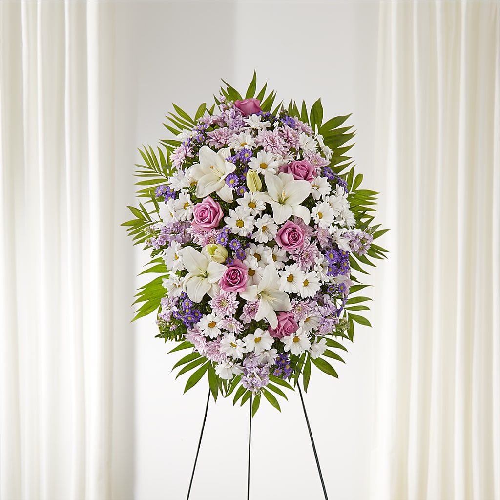 Surrounded by Love Standing Spray – Murphy Florist, Cincinnati OH