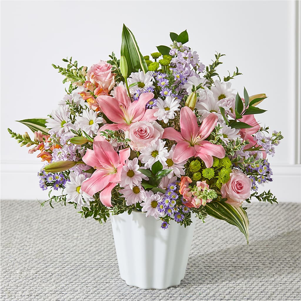 Abundant Compassion Floor Basket – Murphy Florist, Cincinnati OH