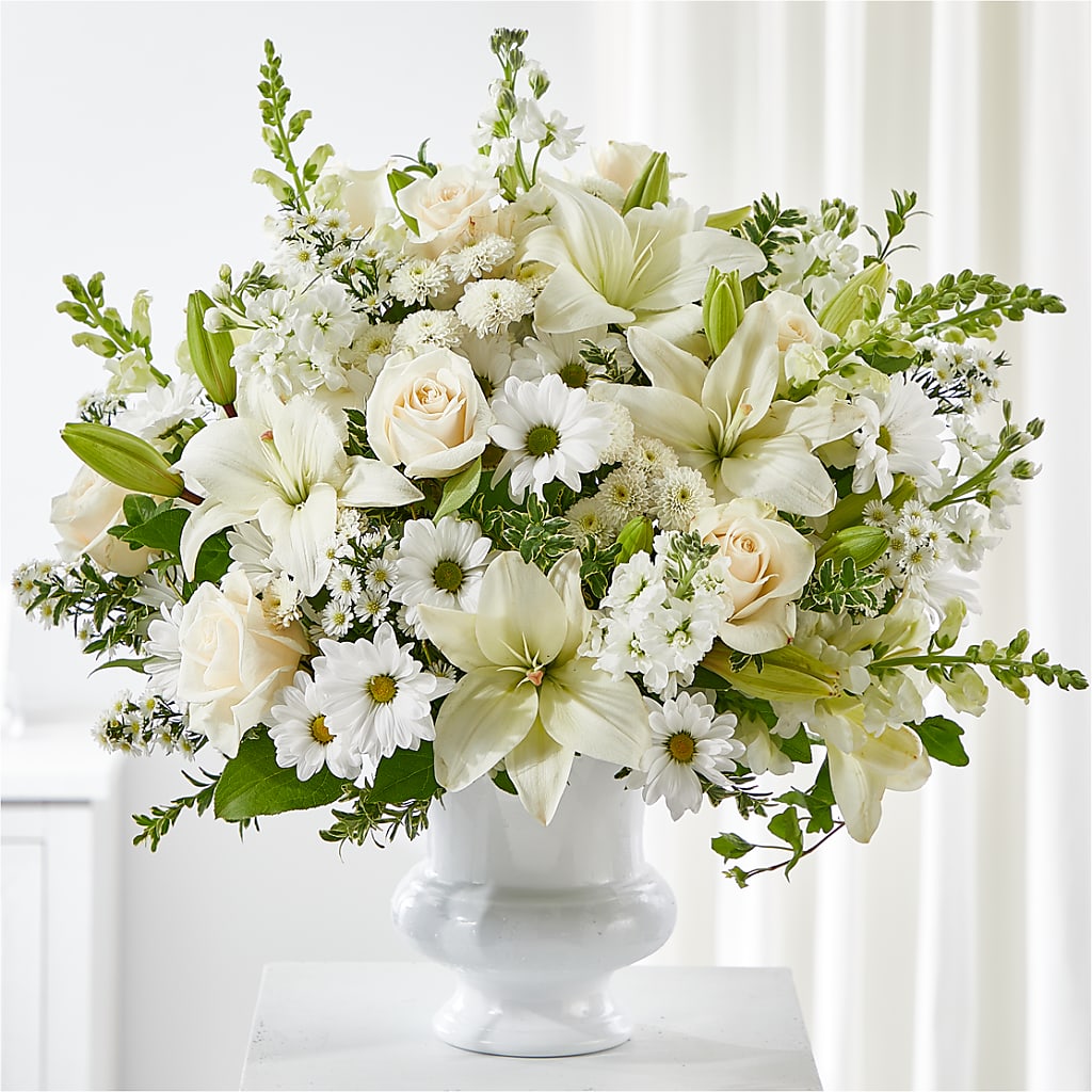 Uplifting Urn Arrangement – Murphy Florist, Cincinnati OH