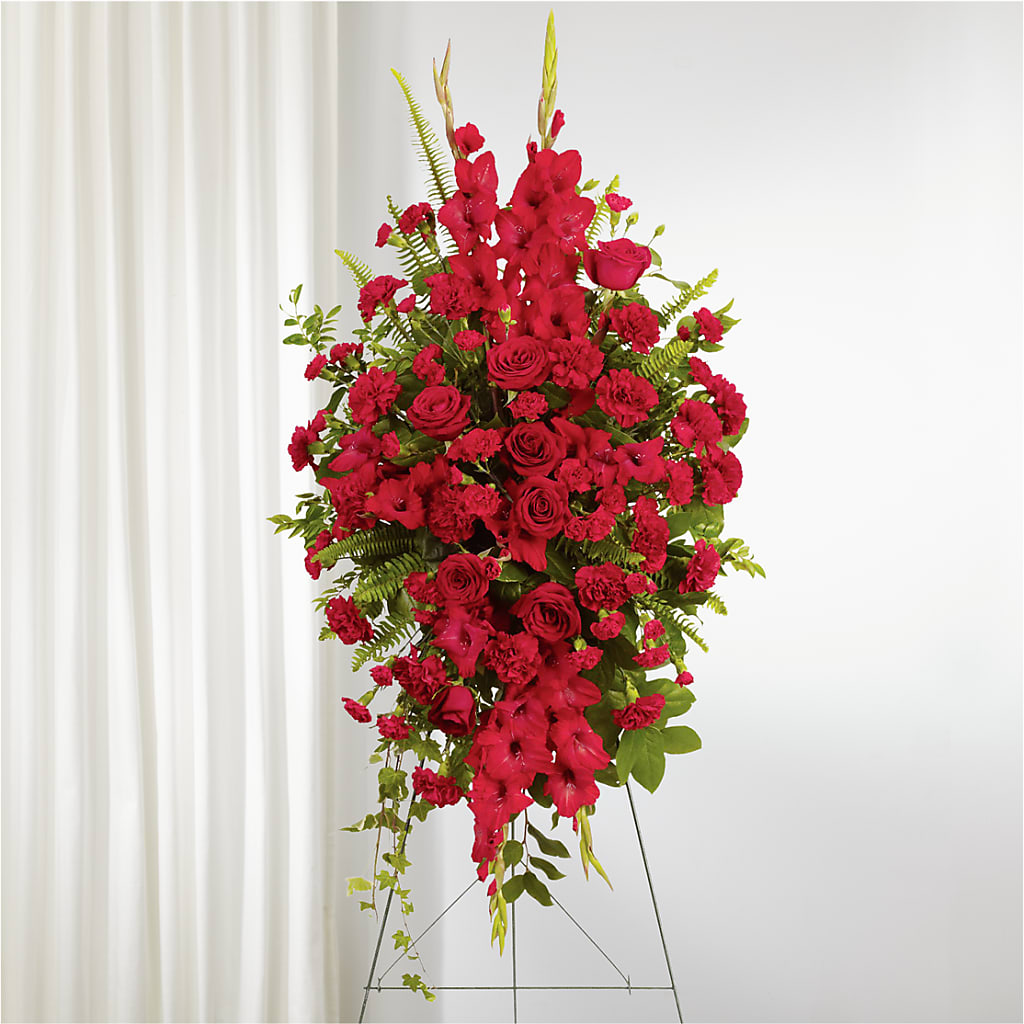 From the Heart Standing Spray – Murphy Florist, Cincinnati OH