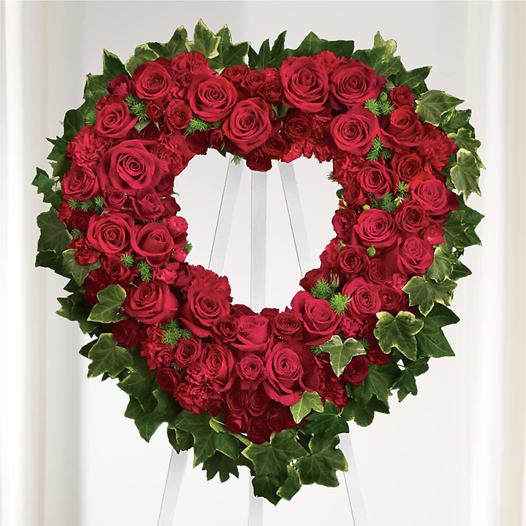 Wholehearted Standing Spray – Murphy Florist, Cincinnati OH