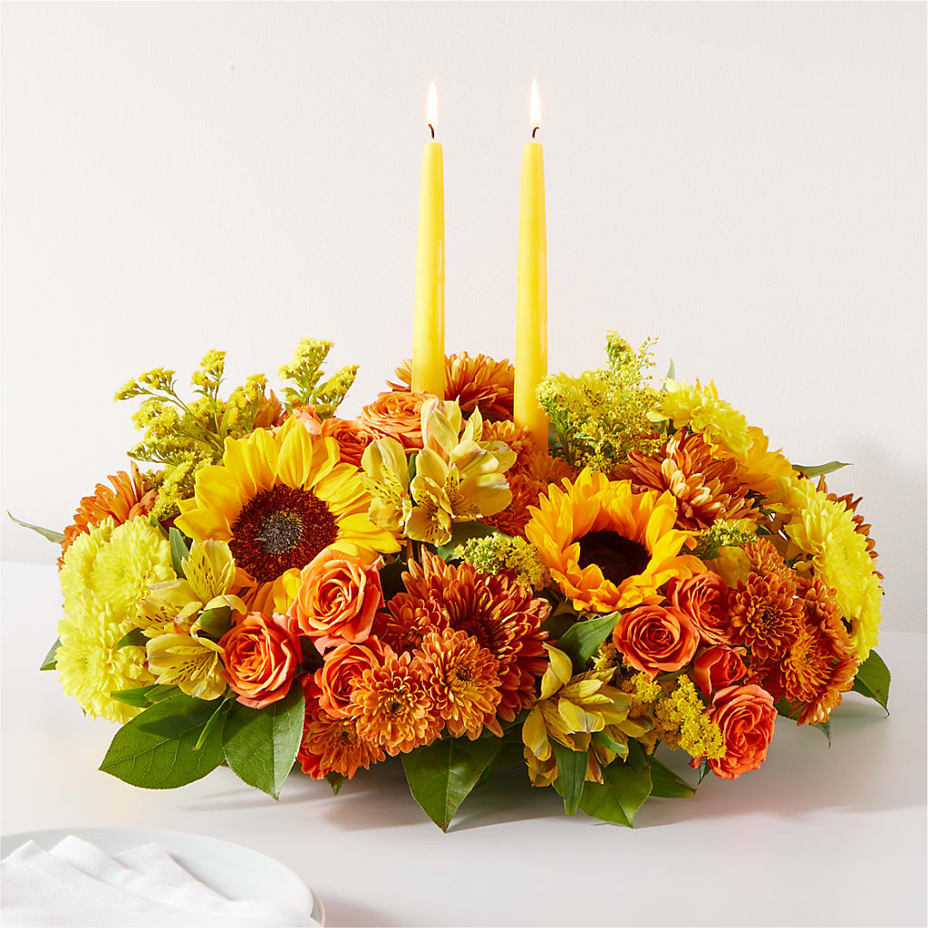Autumn Harmony Centerpiece – Murphy Florist, Cincinnati OH