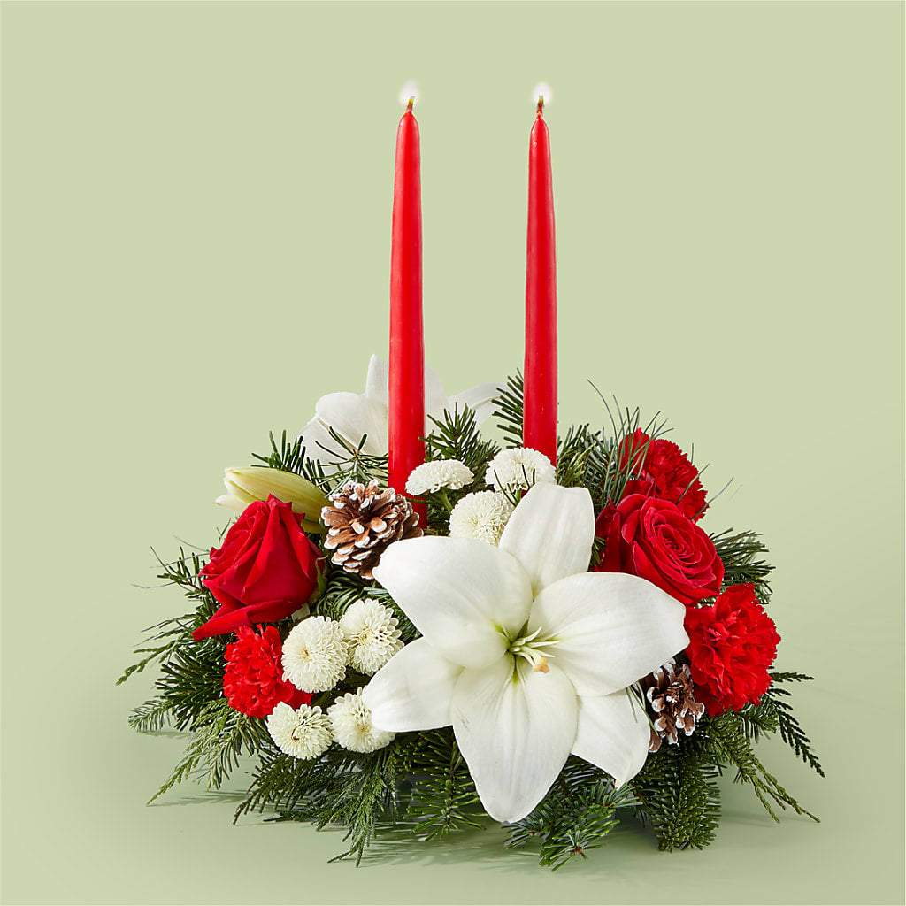 Seasonal Festivities Centerpiece – Murphy Florist, Cincinnati OH