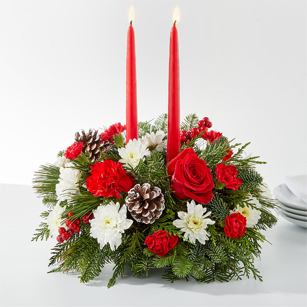 Holiday Soiree Centerpiece – Murphy Florist, Cincinnati OH