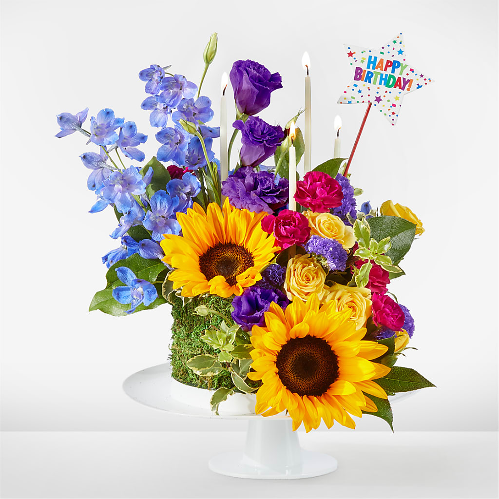 Star of the Day Floral Cake – Murphy Florist, Cincinnati OH