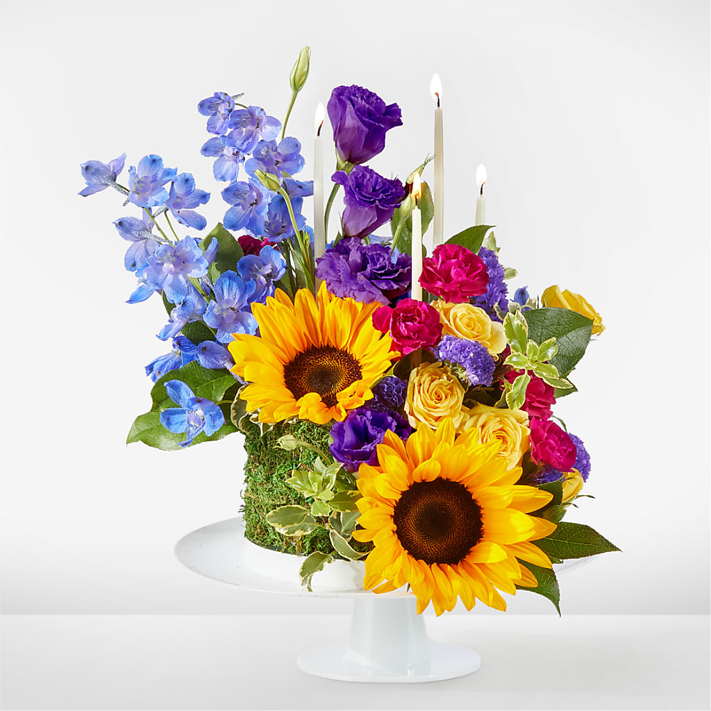 Star of the Day Floral Cake – Murphy Florist, Cincinnati OH