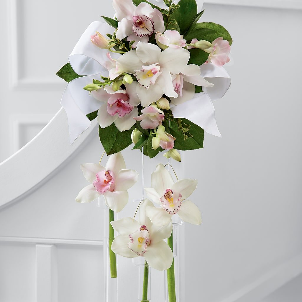 Perfect Entrance Pew Arrangement – Murphy Florist, Cincinnati OH