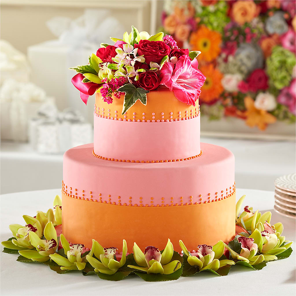 Sweet Citrus Cake Decor – Murphy Florist, Cincinnati OH