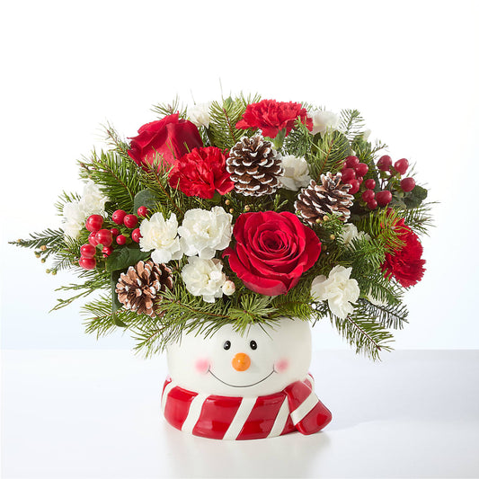 Jolly Snowman Bouquet –  Murphy Florist, Cincinnati OH