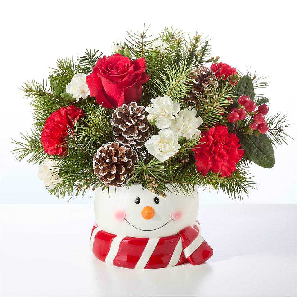 Jolly Snowman Bouquet –  Murphy Florist, Cincinnati OH