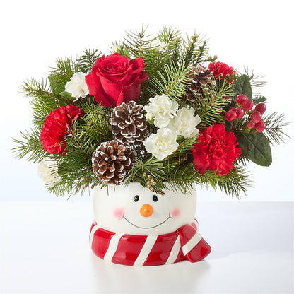 Jolly Snowman Bouquet –  Murphy Florist, Cincinnati OH