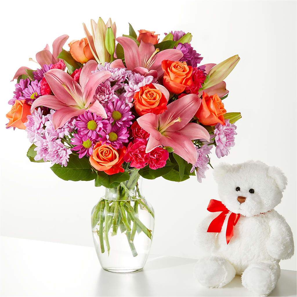 One and Only Bouquet and Bear Bundle –  Murphy Florist, Cincinnati OH