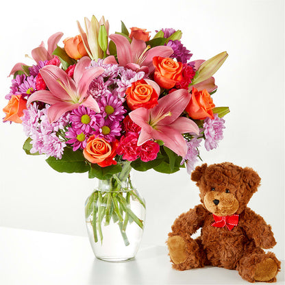 One and Only Bouquet and Bear Bundle –  Murphy Florist, Cincinnati OH