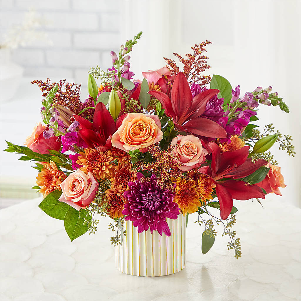 Burgundy Landscape Bouquet –  Murphy Florist, Cincinnati OH