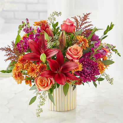 Burgundy Landscape Bouquet –  Murphy Florist, Cincinnati OH