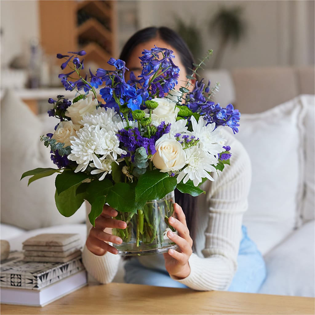 Cerulean Waves Bouquet –  Murphy Florist, Cincinnati OH