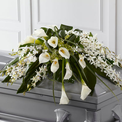 Angel Wings Casket Spray –  Murphy Florist, Cincinnati OH