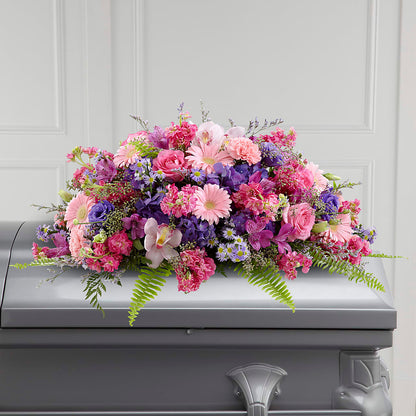 Glorious Garden Casket Spray –  Murphy Florist, Cincinnati OH