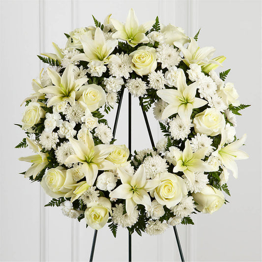Treasured Tribute Wreath –  Murphy Florist, Cincinnati OH