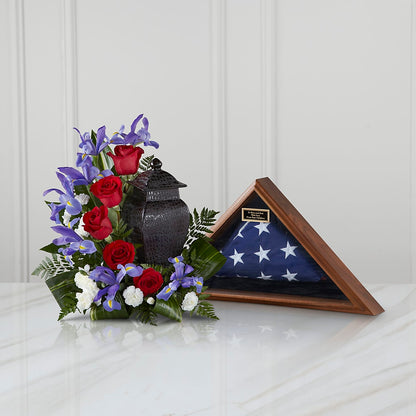Patriotic Tribute Arrangement –  Murphy Florist, Cincinnati OH