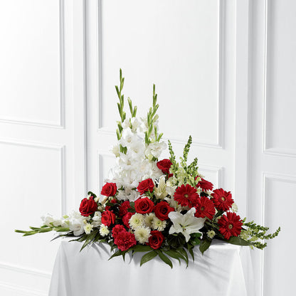 Crimson & White Arrangement –  Murphy Florist, Cincinnati OH