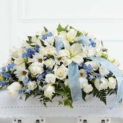 Tender Treasure Casket Spray –  Murphy Florist, Cincinnati OH